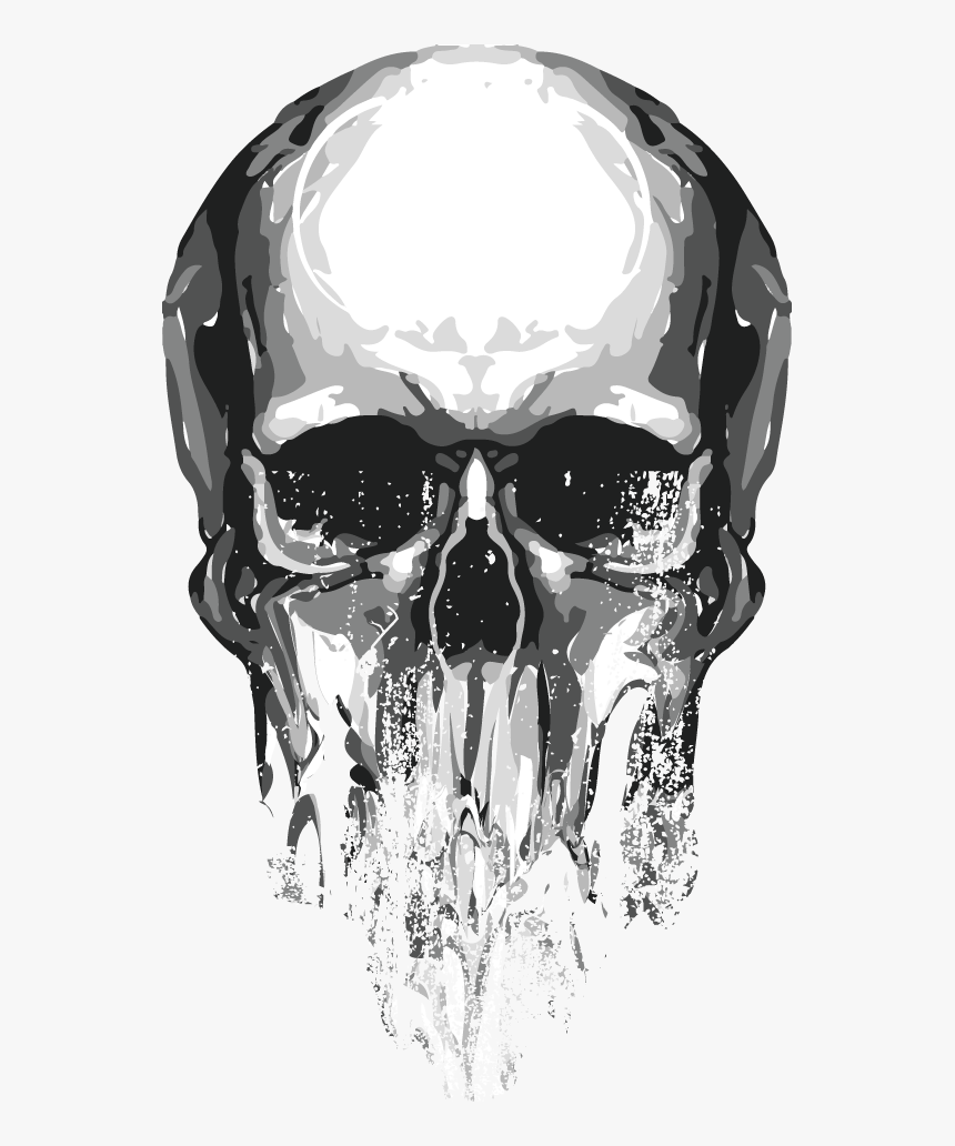 Euclidean Vector Skull Free Png Hq Clipart - Transparent Background Skull Png, Png Download, Free Download