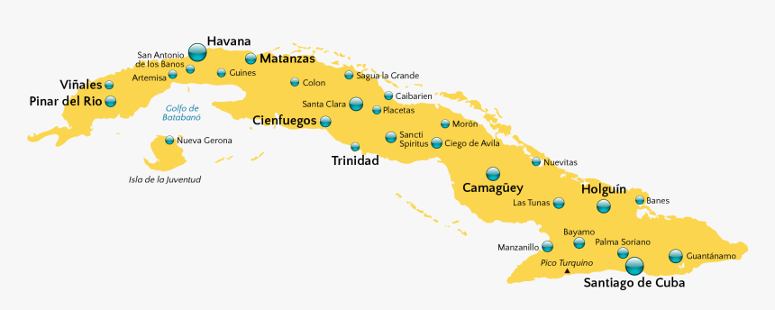 Cuba Map - Cuba Map Png, Transparent Png, Free Download