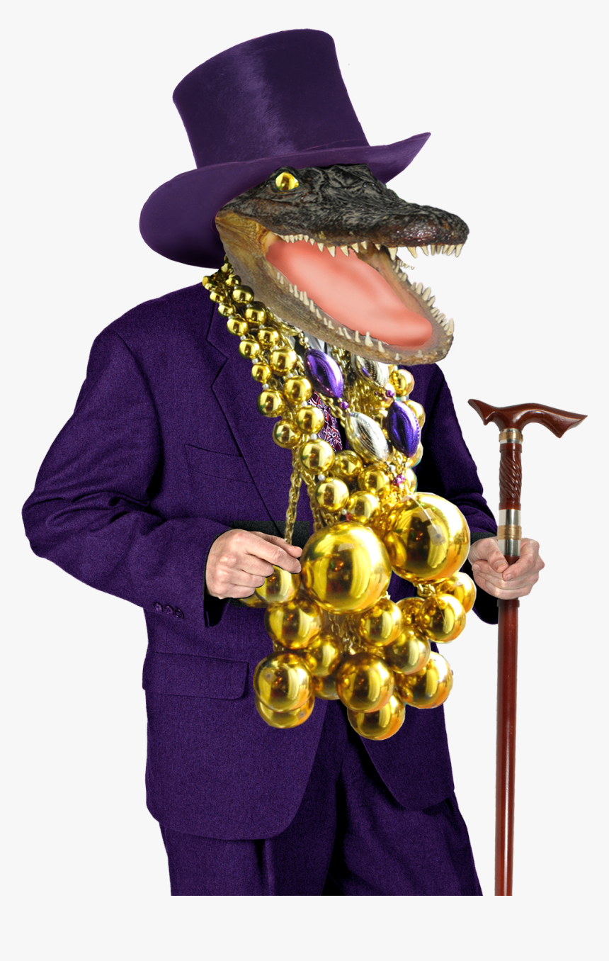 Papa Gator Welcomes You To The Swamp On Bourbon Street - Costume Hat, HD Png Download, Free Download