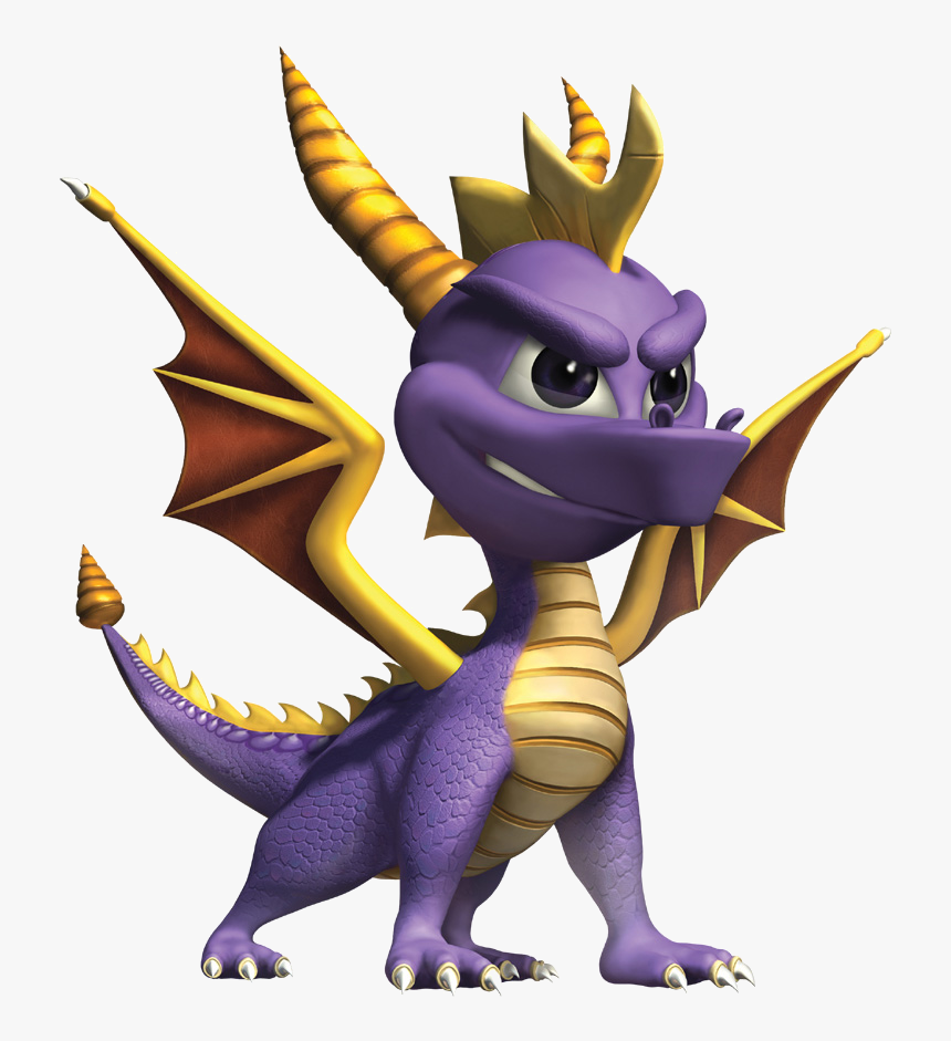 Transparent Video Game Character Png - Spyro The Dragon, Png Download, Free Download