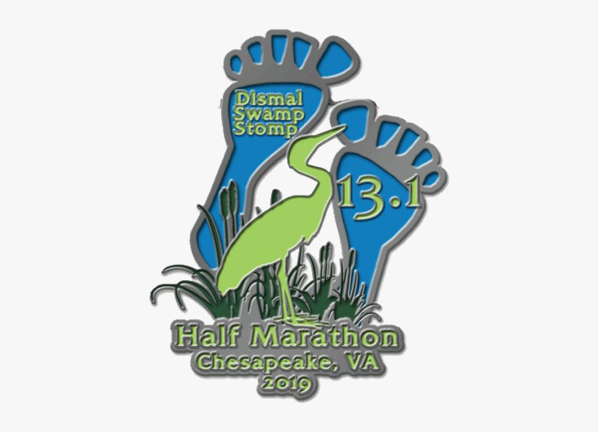 Dismal Swamp Half Marathon Medal, HD Png Download, Free Download