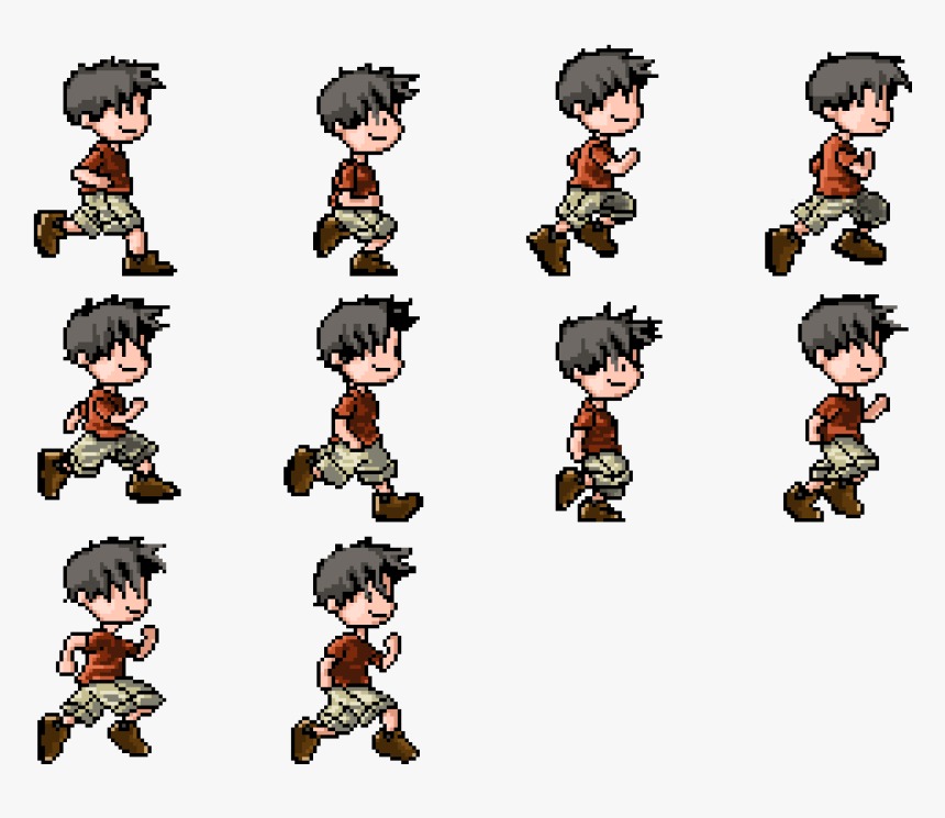 Video Game Character Sprite Sheet, HD Png Download, Free Download