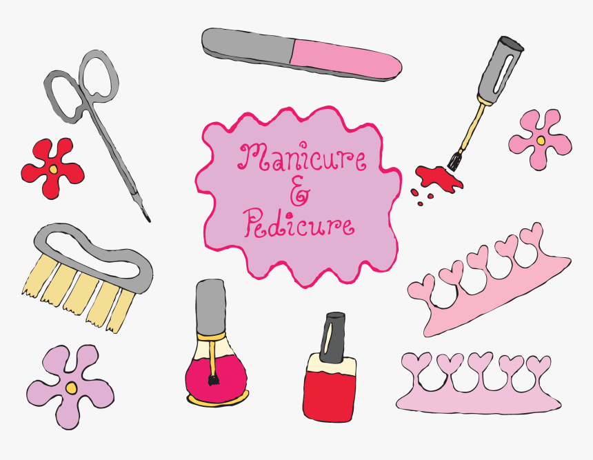 Transparent Cosmetic Clipart - Free Manicure And Pedicure, HD Png Download, Free Download