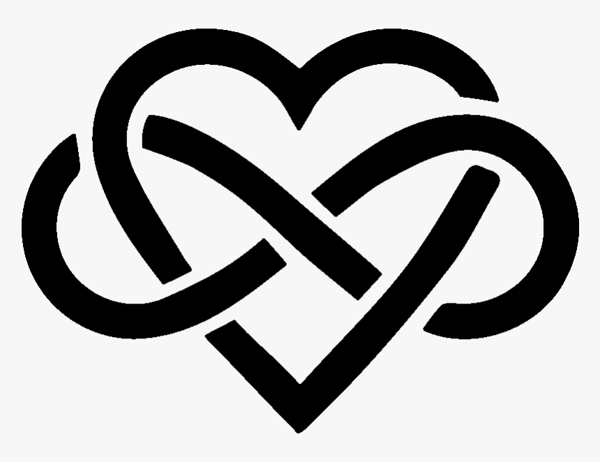 Infinity Sign With Heart Tattoo - Heart With Infinity Sign, HD Png Download, Free Download