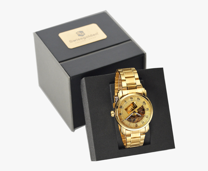 Swissgolden Gold Bar Premium Watches Women - Transparent Background Watch Gold Png, Png Download, Free Download