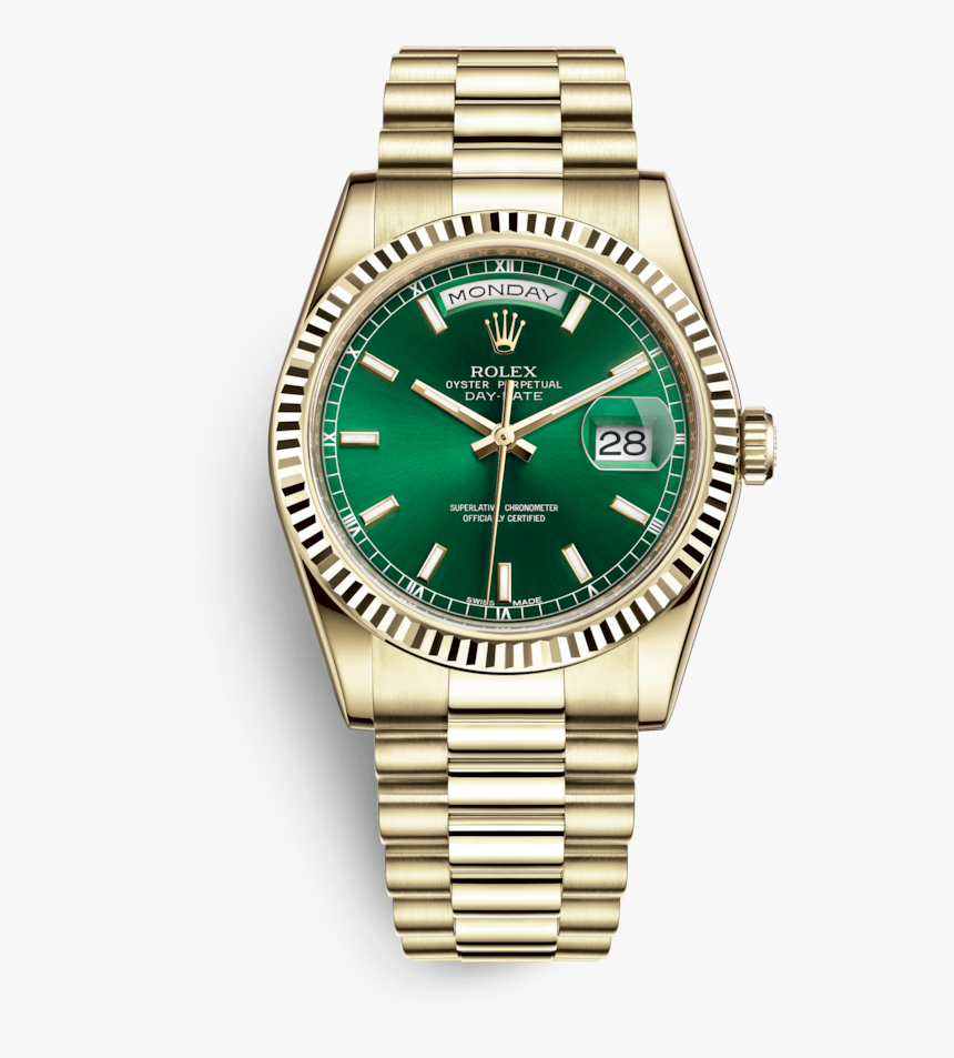 Gold Day-date Watch Rolex Oyster Png Download Free - Rolex Day Date 36 Gold, Transparent Png, Free Download