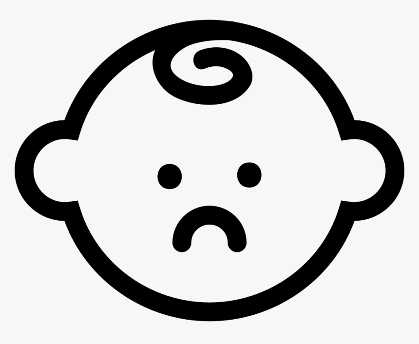 Sad Baby Face Comments - Crying Baby Drawing Easy, HD Png Download, Free Download