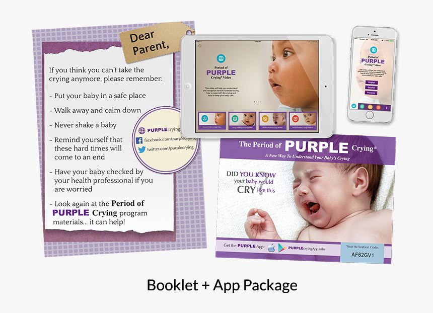 Purple Crying Pamphlet, HD Png Download, Free Download