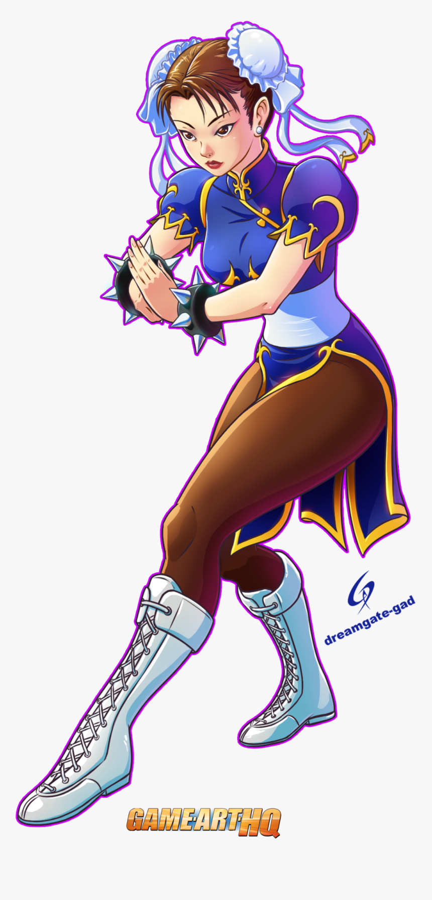 Fighter Drawing Video Game - Chun Li Game Character, HD Png Download, Free Download