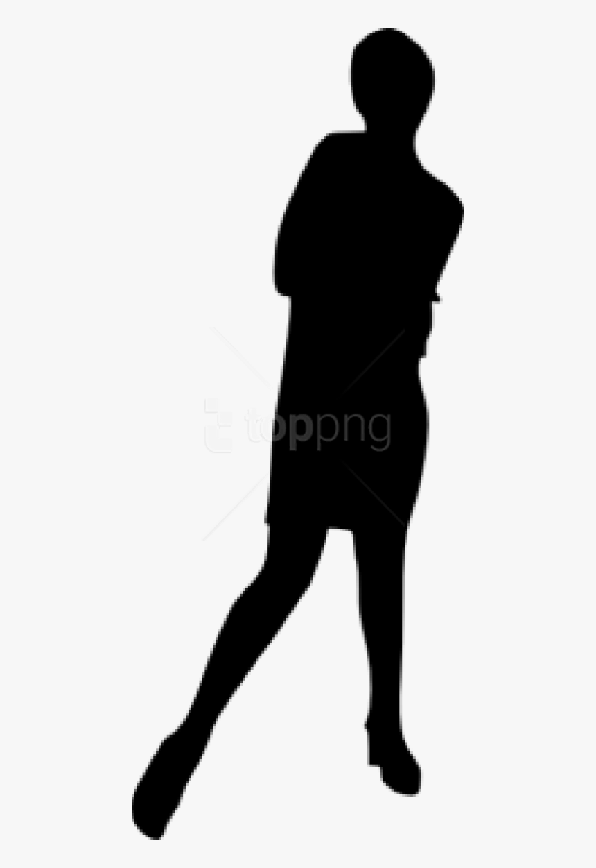 Free Png Woman Silhouette Png - Silhouette, Transparent Png, Free Download