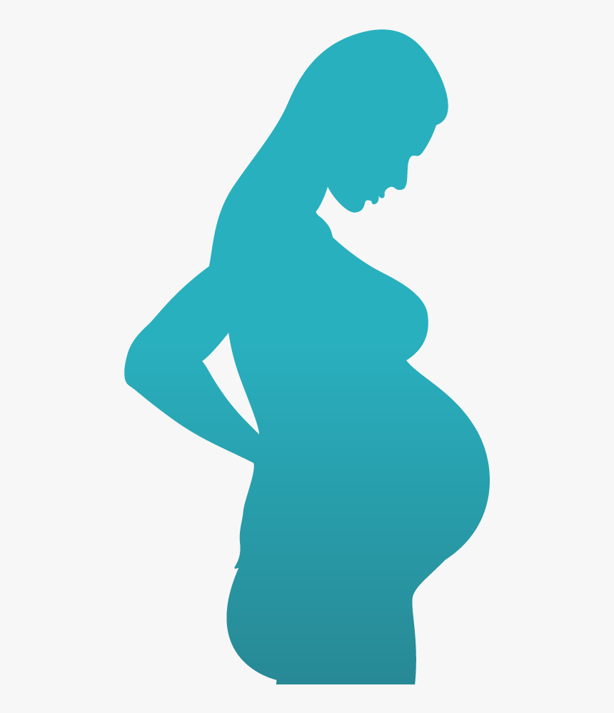 Pregnancy Black And White, HD Png Download, Free Download