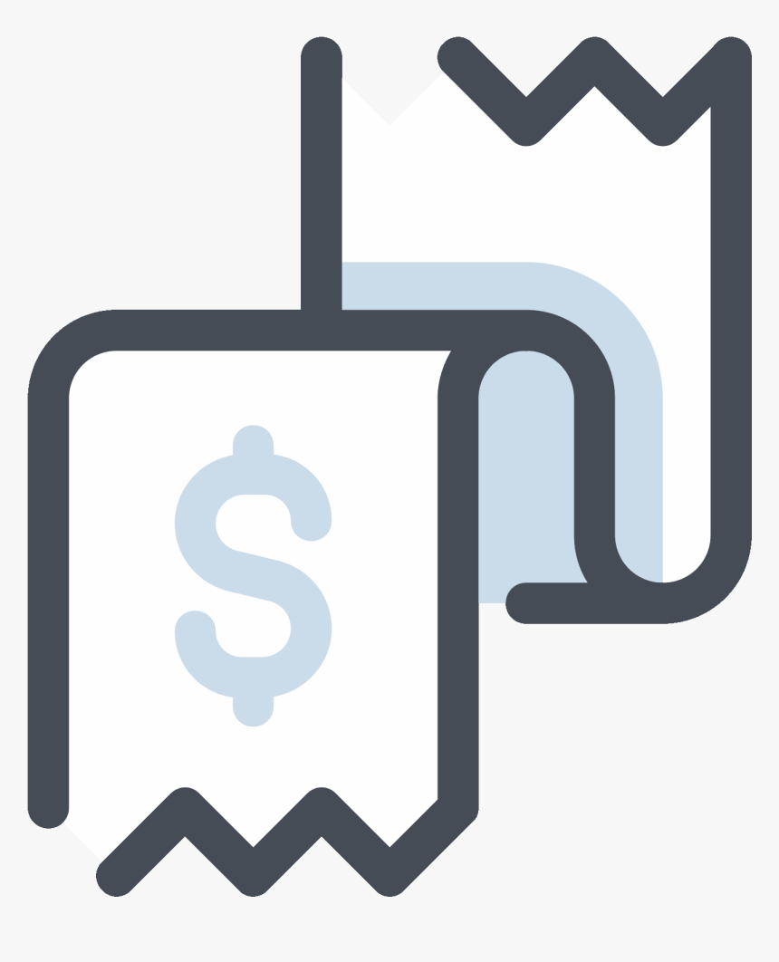Receipt Dollar Icon - Receipts Icon In Euro, HD Png Download, Free Download