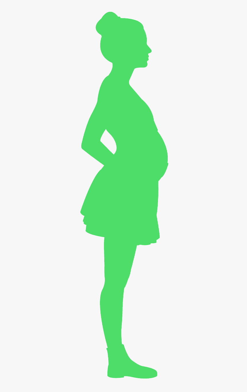 Silhouette Donna Incinta, HD Png Download, Free Download