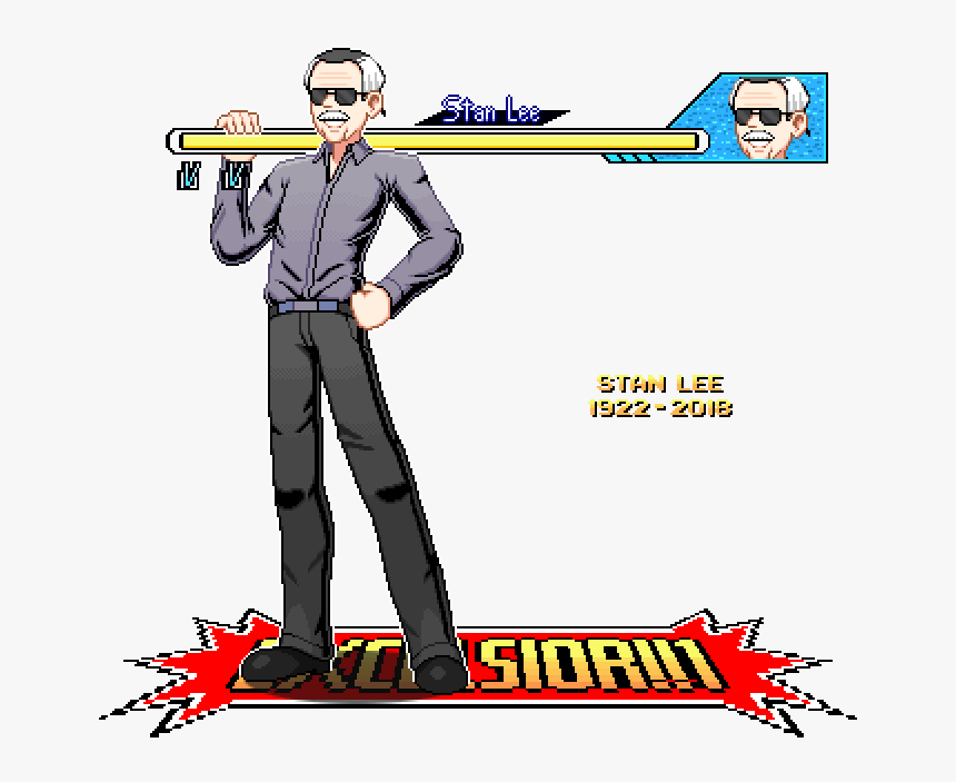 Stan Lee Diorama - Stan Lee Sprite, HD Png Download, Free Download