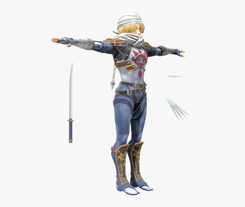 Download Zip Archive - Super Smash Bros Ultimate Sheik, HD Png Download, Free Download