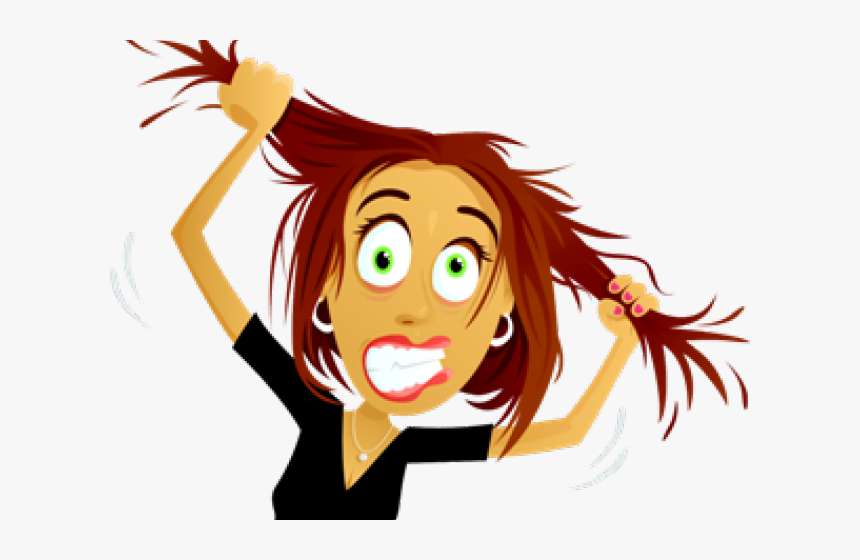 Woman Pulling Hair Out Meme, HD Png Download - kindpng.