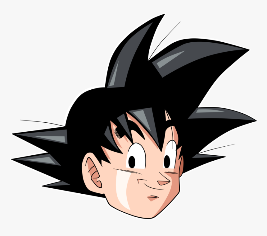 Kepala Anime Png - Goku Head Png, Transparent Png, Free Download