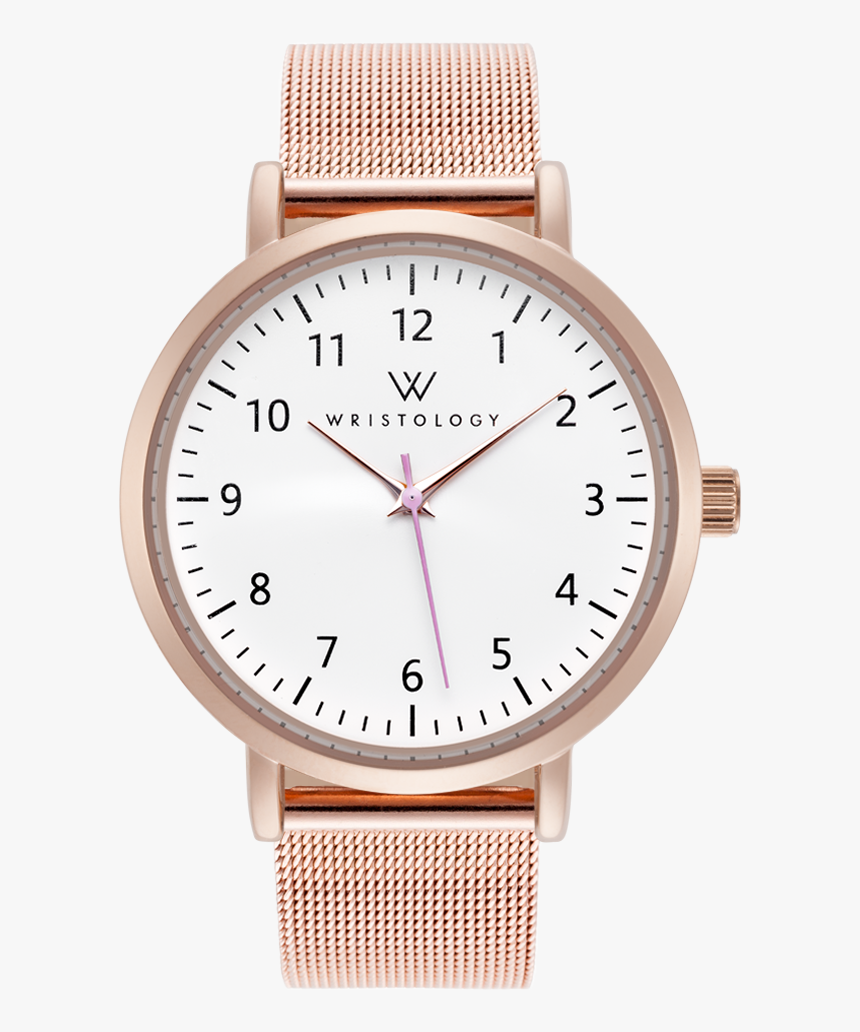 Olivia Numbers Rose Gold - Rose Gold Watches For Women With Numbers, HD Png Download, Free Download