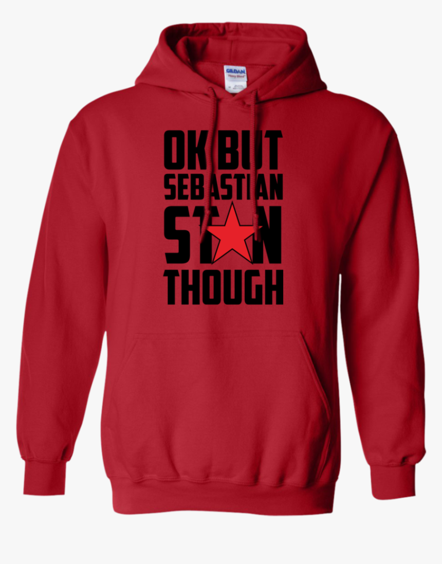 Sebastian Stan Tough Captain America T Shirt & Hoodie - Balmain Paris Red Hoodie, HD Png Download, Free Download