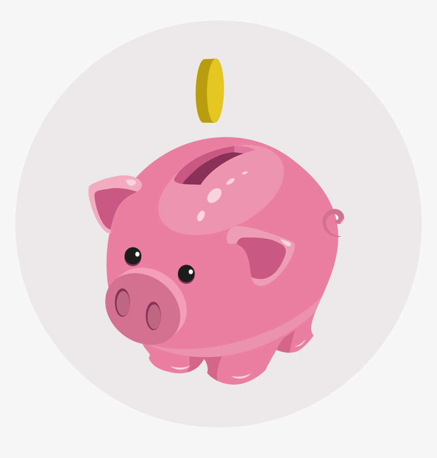 Piggy Bank Icon - Cartoon, HD Png Download, Free Download