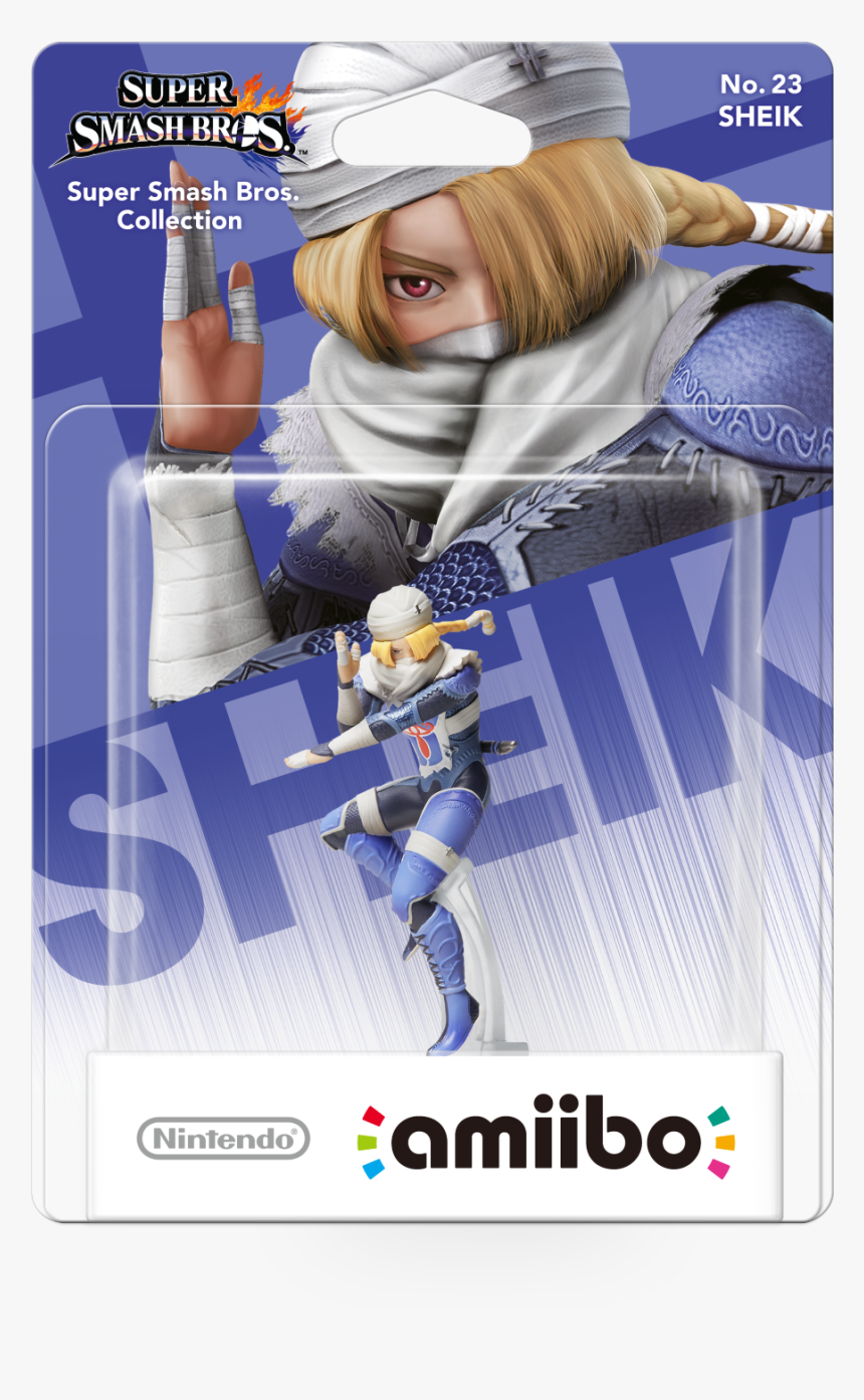 23 Sheik Super Smash Bres Super Smash Bros Collection - Amiibo Sheik, HD Png Download, Free Download