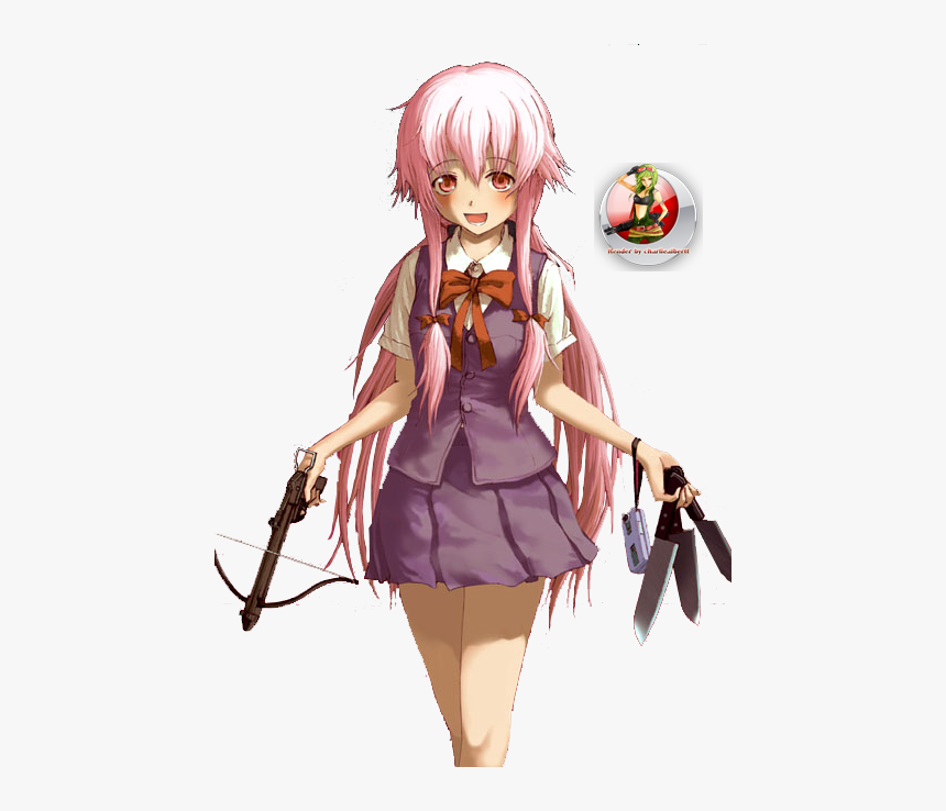 Yuno Gasai Png - Yuno Gasai, Transparent Png, Free Download