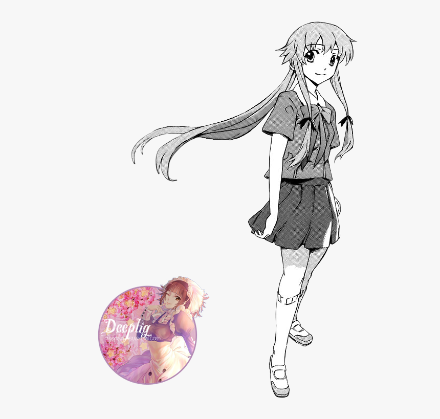 Yuno Gasai 1png - Yuno Gasai Manga Transparent, Png Download, Free Download