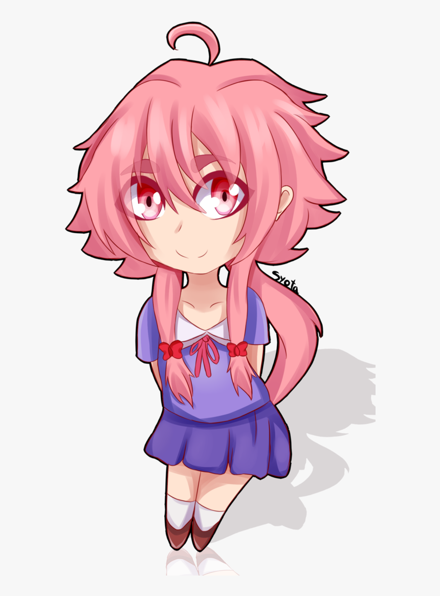 Yuno Gasai Png - Yuno Gasai Chibi Png, Transparent Png, Free Download