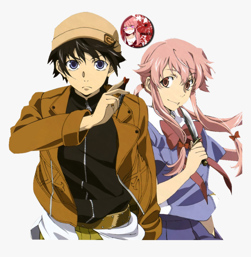 Future Diary Yuno And Yuki, HD Png Download, Free Download