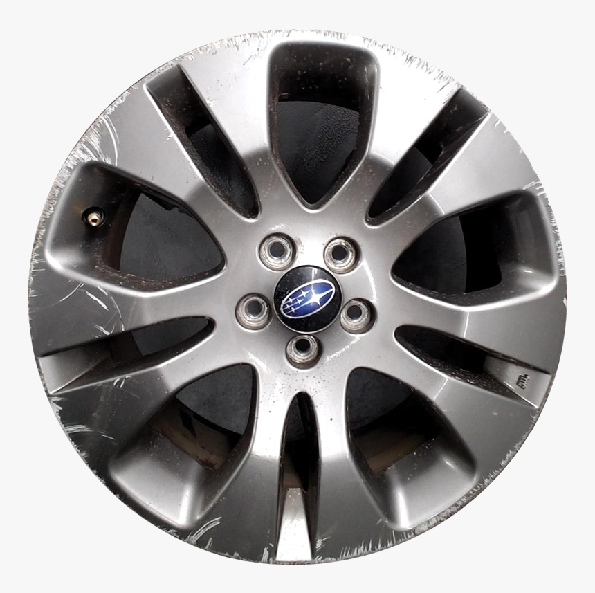 Curbed And Scratched Visual Example On Subaru Wheel - Hubcap, HD Png Download, Free Download
