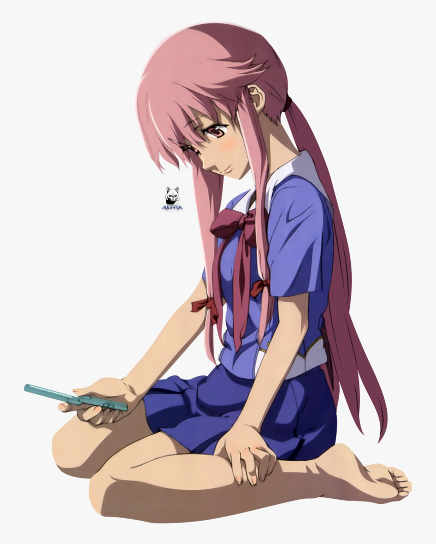 Mirai Nikki Png - Yuno Gasai Png, Transparent Png, Free Download