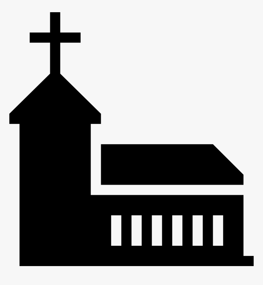 Temple Christianity Church - Silhouette Of A Christian Church, HD Png Download, Free Download