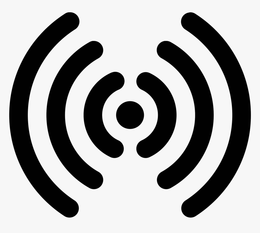 Rfid Signal Icon - Radio Wave Icon Png, Transparent Png, Free Download