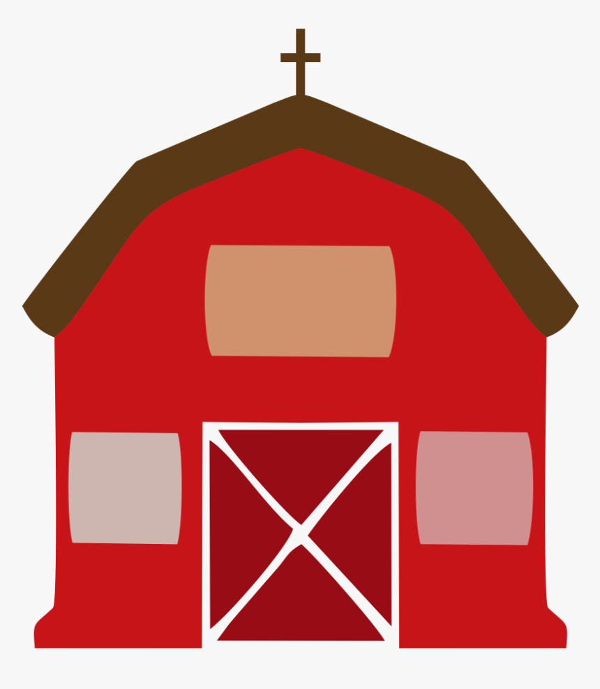 Church Red Icon Download - Barn Scrapbook Paper, HD Png Download, Free Download