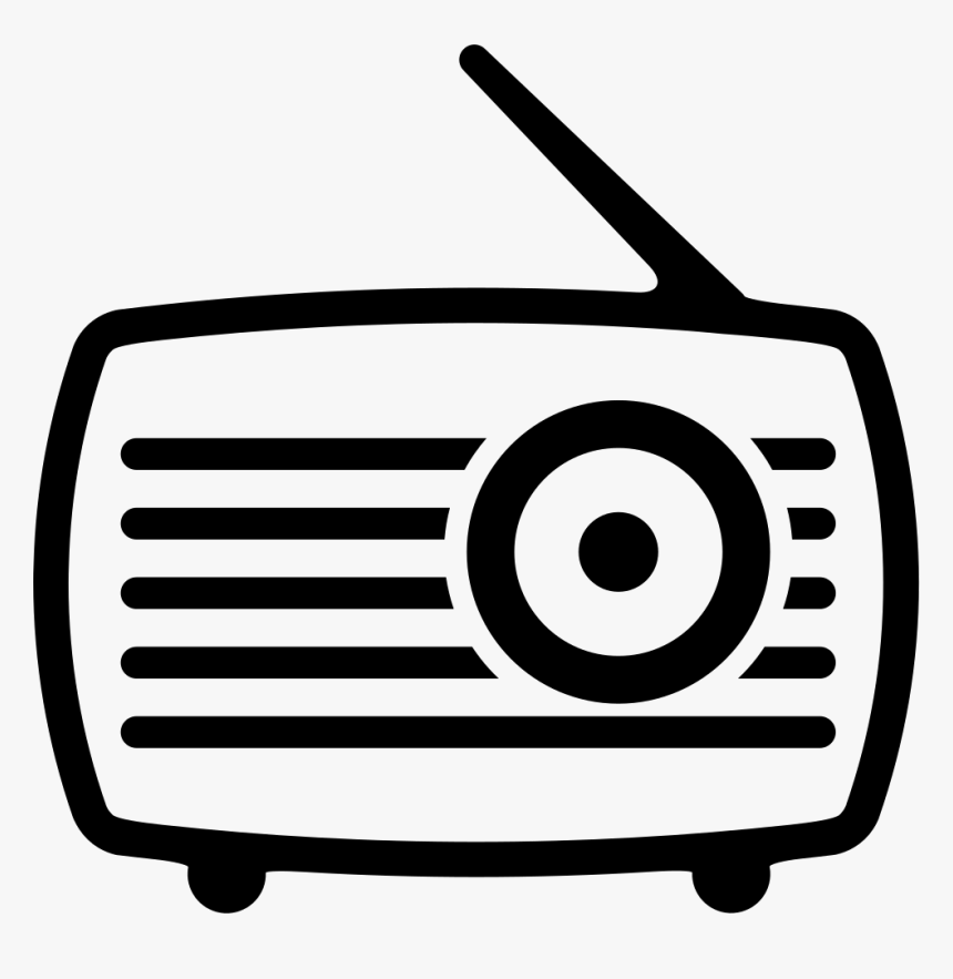 Old Radio With Antenna - Radio Icon Png Free, Transparent Png, Free Download