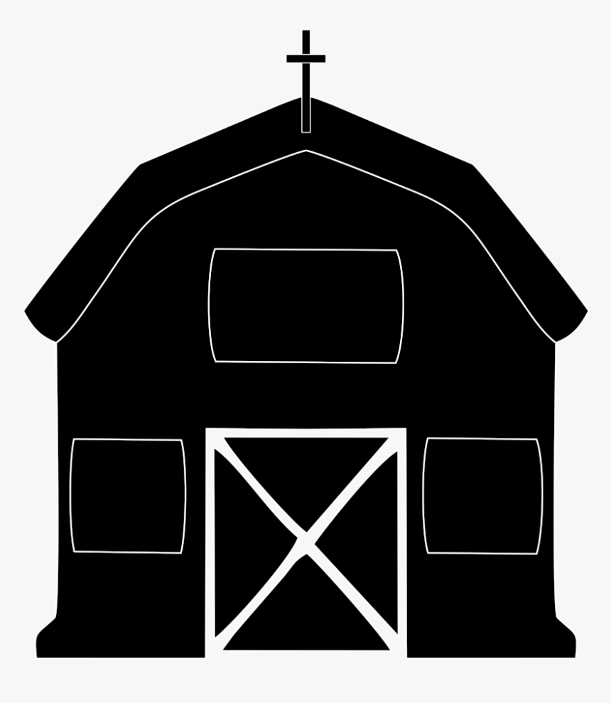 Church Black Icon Image - Barn Clipart Transparent Background, HD Png Download, Free Download