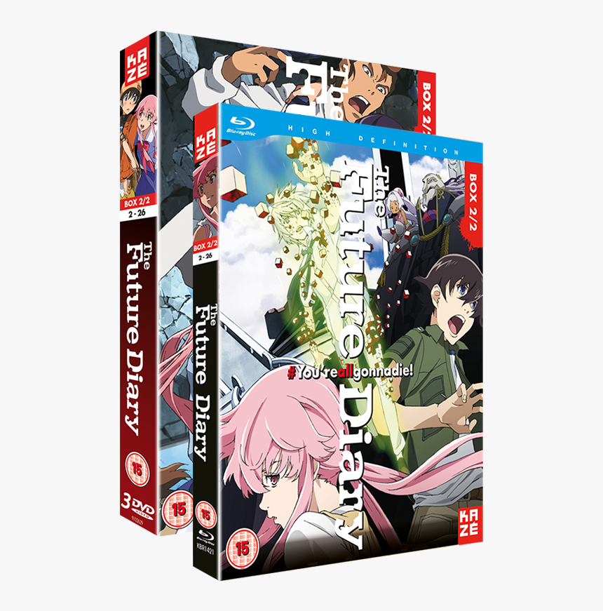 Mirai Nikki Future Diary Box 2/2 - Cartoon, HD Png Download, Free Download