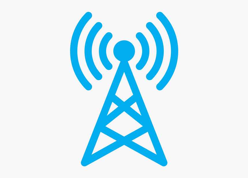 Blue Radio Antenna Icon, HD Png Download, Free Download