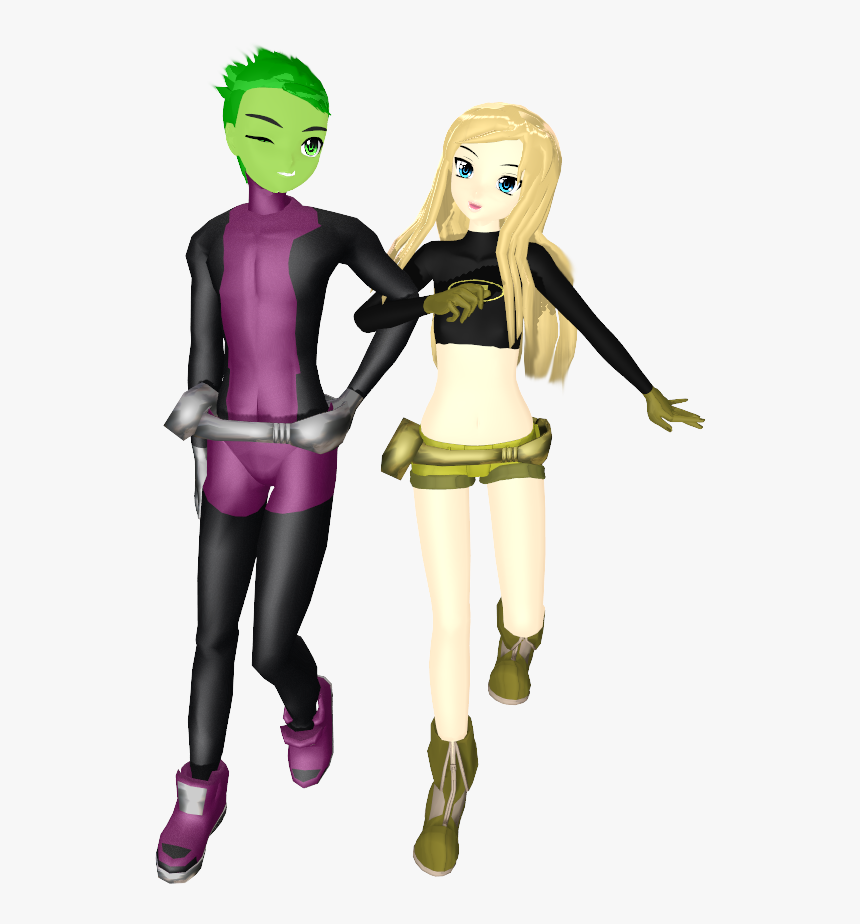 Young Justice Обои Entitled Beast Boy And Terra - Beast Boy, HD Png Download, Free Download