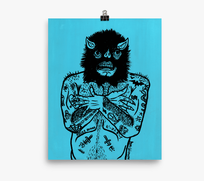 Beastboy Matte Print, Print By Horriblenoise - Illustration, HD Png Download, Free Download