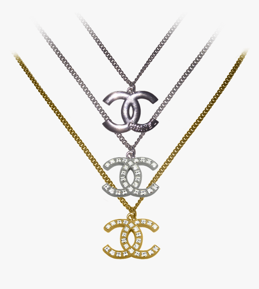 Image Of Chanel Cc Pendant Chain - Locket, HD Png Download, Free Download