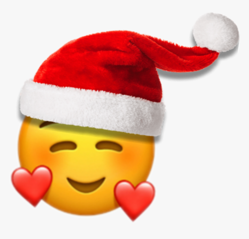 #christmas #santaclaus #xmas #red #holiday #emoji #hat - Popular Emoji, HD Png Download, Free Download