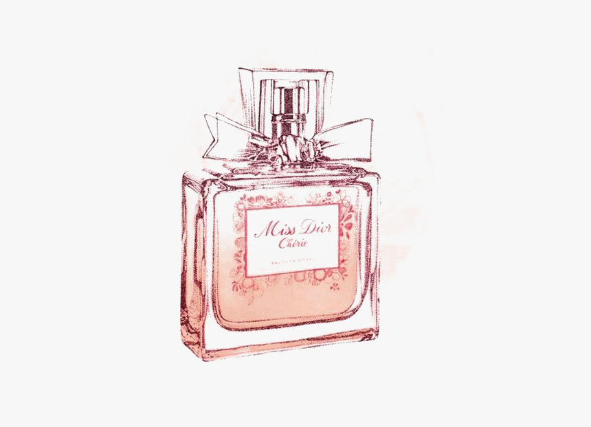 Chanel Drawing Perfume Bottle, HD Png Download, Free Download