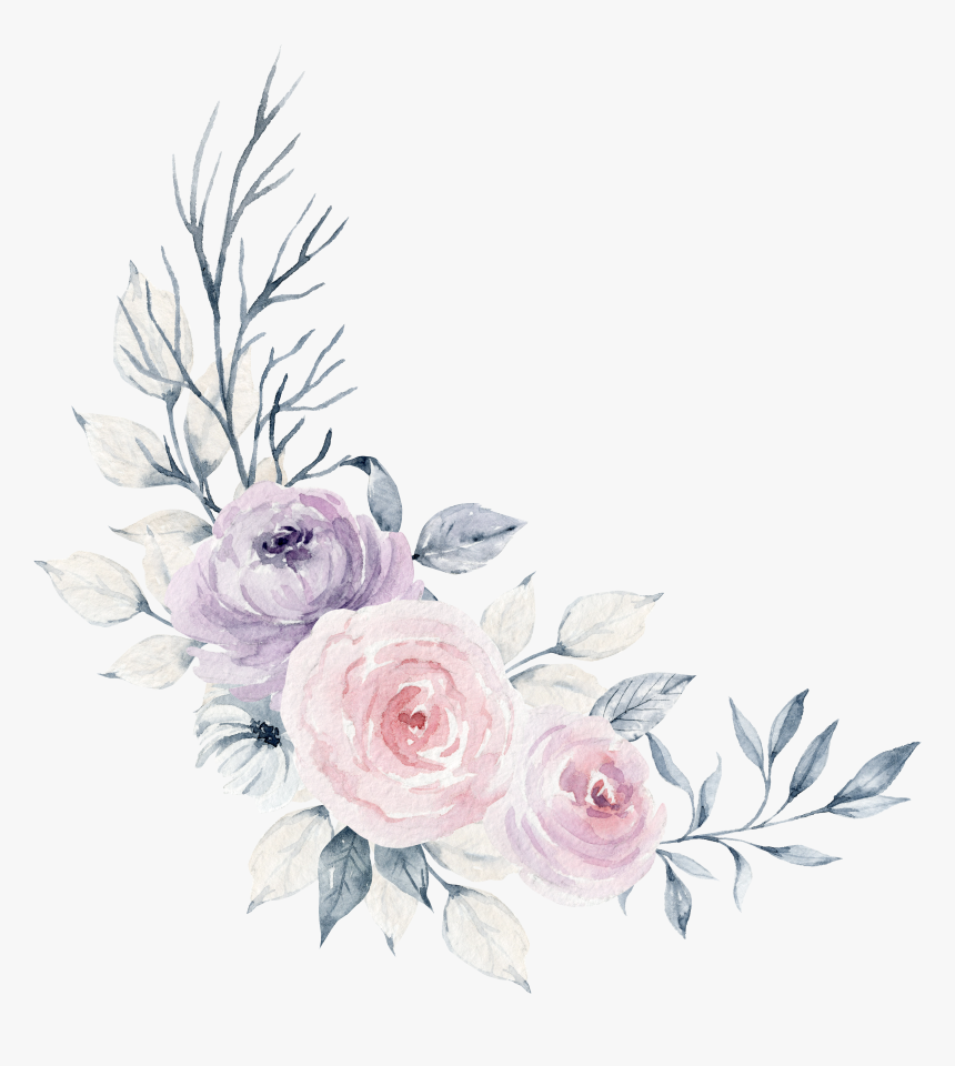 Pastel Flowers Png, Transparent Png, Free Download