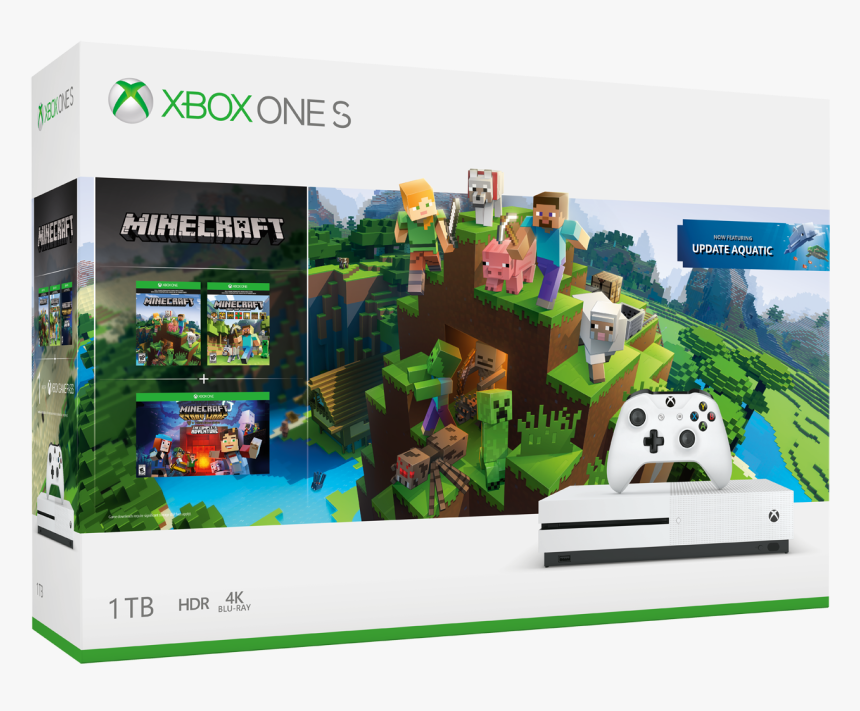 Xbox One S Minecraft, HD Png Download, Free Download
