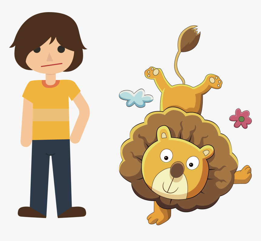 Cartoon Ni Te - People And Animals Clipart, HD Png Download, Free Download