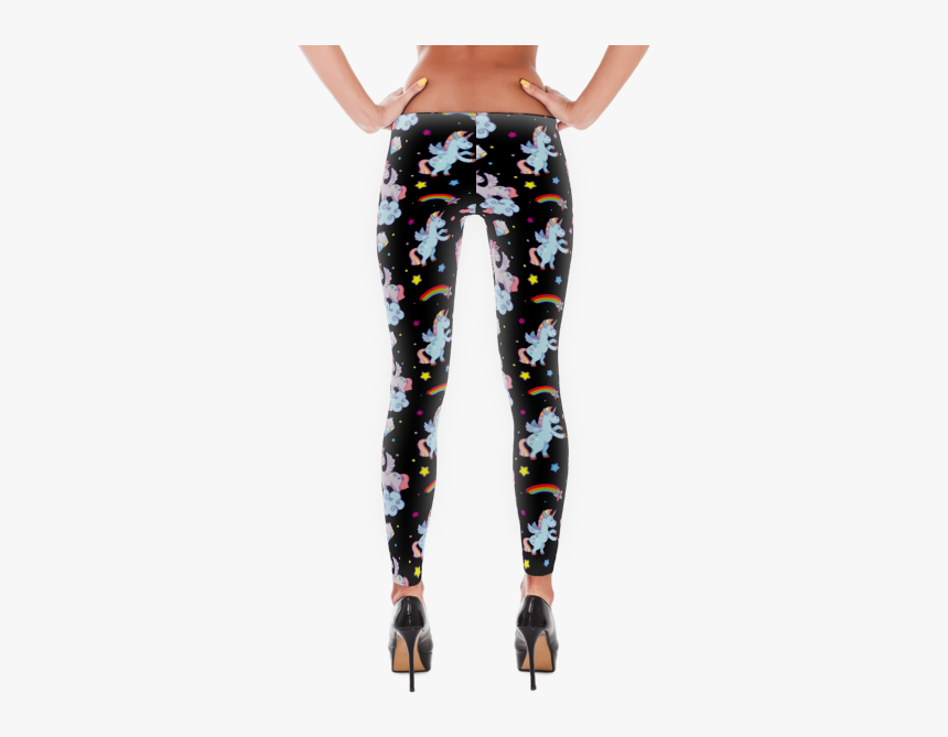 Cute Unicorn Leggings - Sublimation Leggings, HD Png Download, Free Download