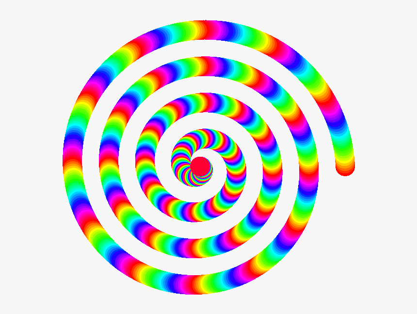 Rainbow Spiral Animation Clipart Animation Clip Art - Rainbow Spiral Clipart, HD Png Download, Free Download