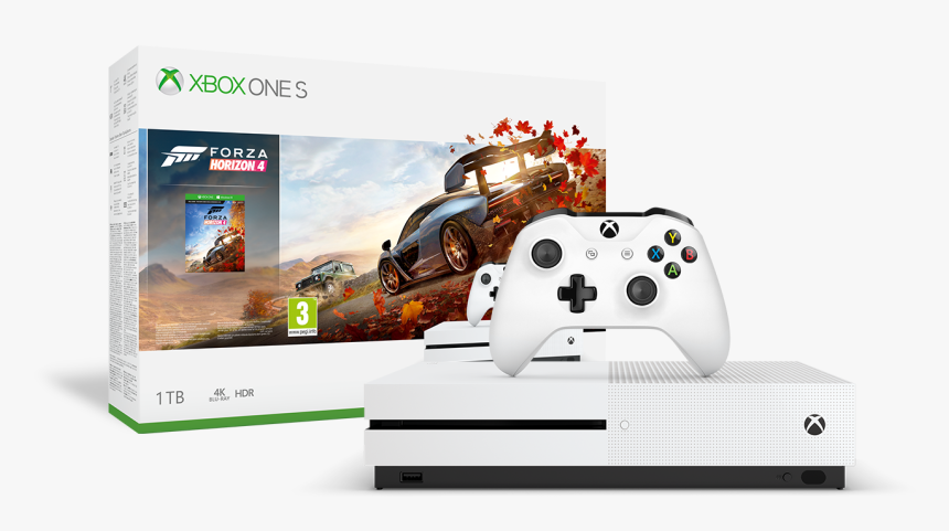 Xbox One S Forza Horizon - Xbox One S Com Forza Horizon 4, HD Png Download, Free Download