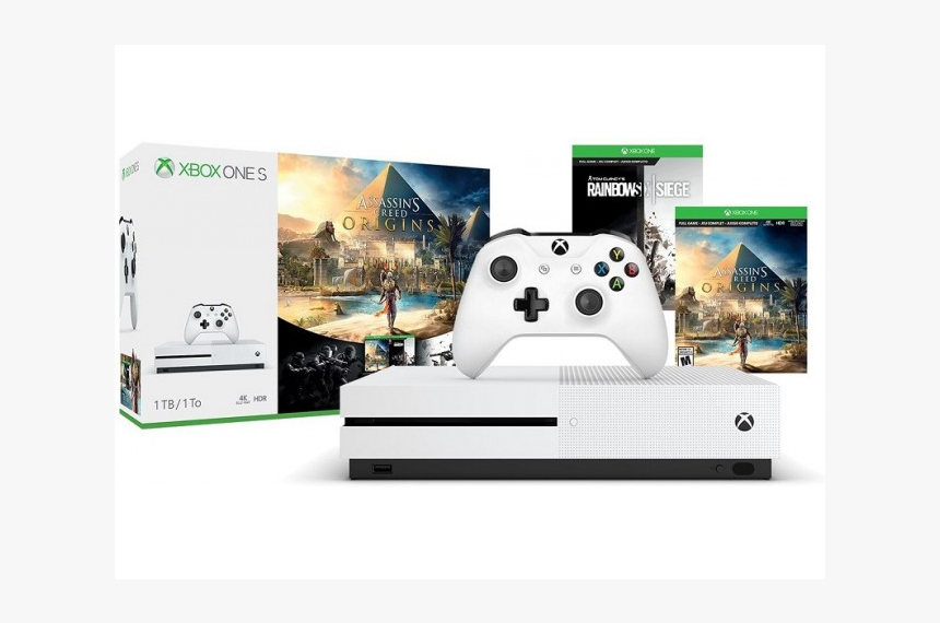Xbox One S 1tb Console - Xbox One S Assassin's Creed, HD Png Download, Free Download